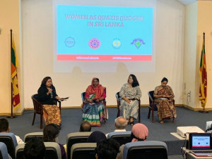 23 Mar 2019 - Panel discussion on ‘Women as Quazi judges in Sri Lanka’ with Zainah Anwar from Musawah and national level activists. The discussion was moderated by Hyshyama Hamin.
