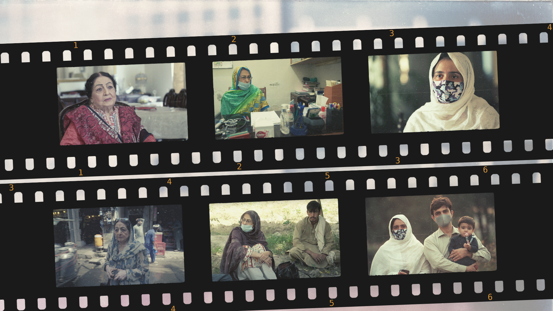 لقطات من سلسلة الأفلام الوثائقية لجمعية المساعدة القانونية وشارمين عبيد-تشوي